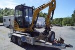 Mini Pelle Caterpillar 301.7D + 3 godets + Remorque – Image 3