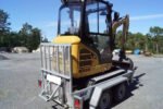 Mini Pelle Caterpillar 301.7D + 3 godets + Remorque
