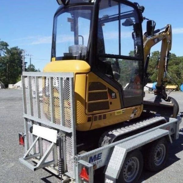 Mini Pelle Caterpillar 301.7D + 3 godets + Remorque